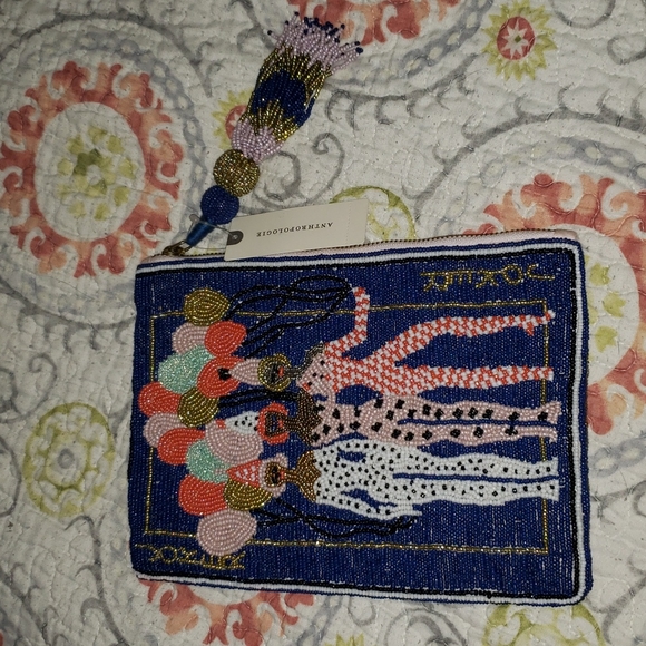 Anthropologie Beaded clutch - Picture 1 of 5